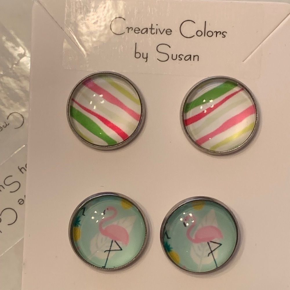 EARRINGS, Set of 2 - Picture 1 of 2